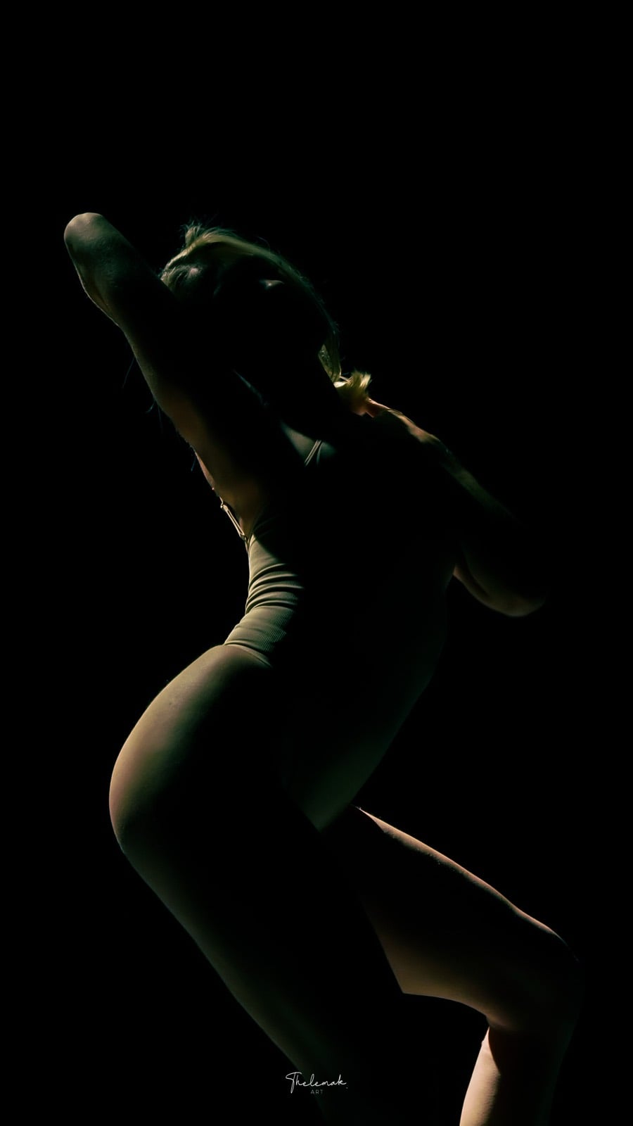 silhouette à contre-jour